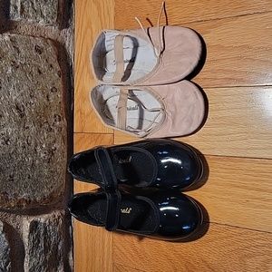 Theatricals tap & ballet shoes sz 10m